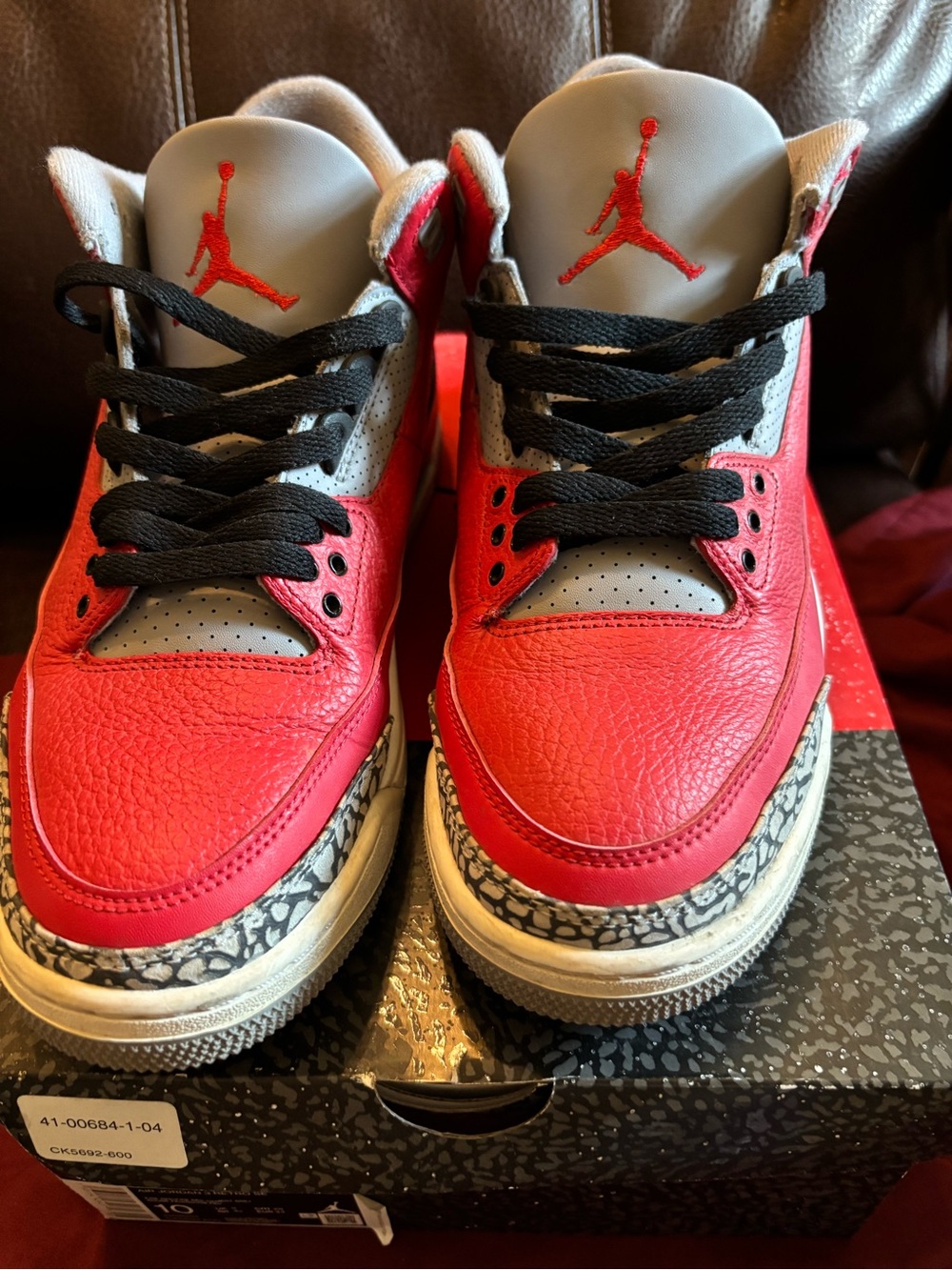 Nike Air Jordan Men’s Sneakers Red, Gray, Black